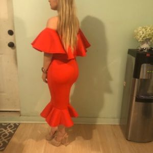 NEW RED DRESS never worn.,
